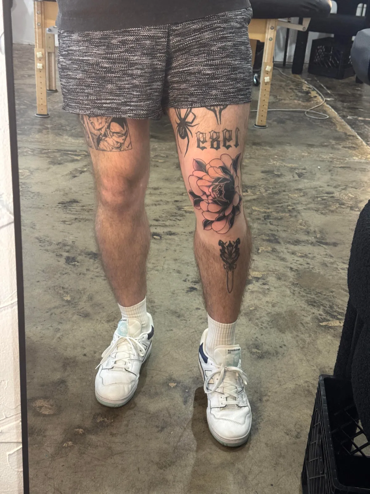 Got my knee blasted today by The Nooj, Tampa FL, Bed of Roses