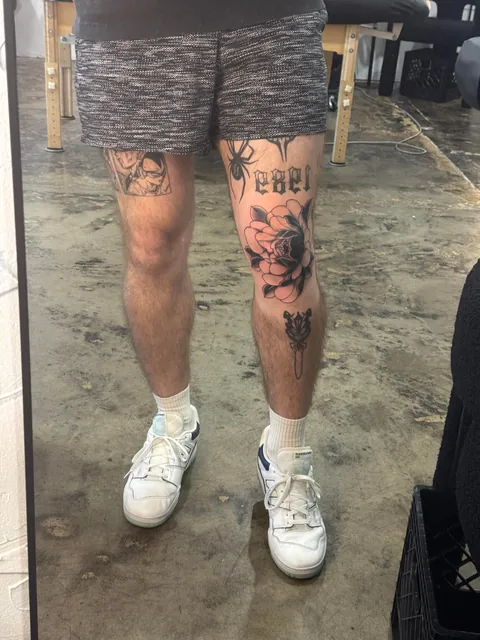 Got my knee blasted today by The Nooj, Tampa FL, Bed of Roses