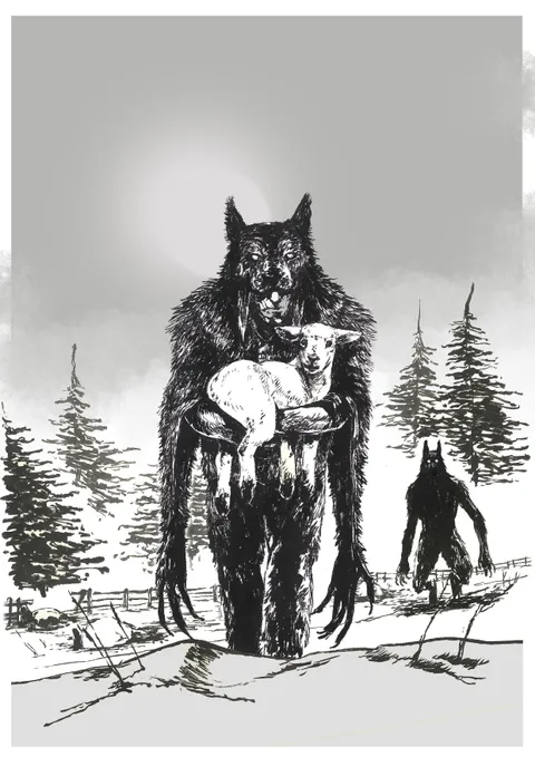 Shepherd, Archvoid, ink, 2024