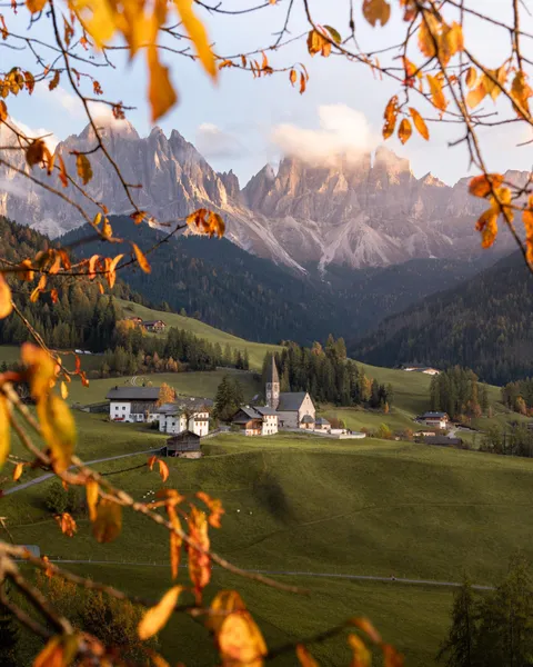 ITAP of a mountain landscape in autumn