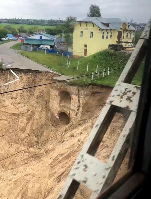 the old world burried under the mud