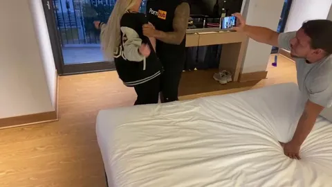 Hubby had the best view in the house