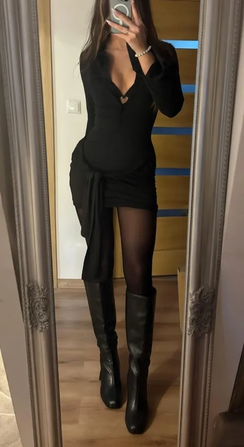All black