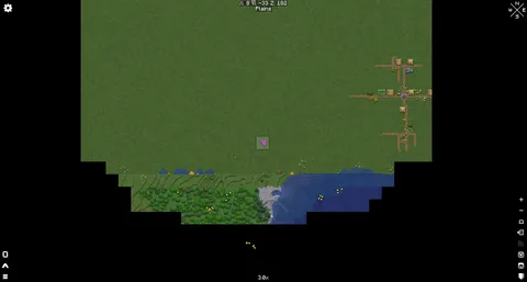 My superflat world started generating normal terrain (Xaero's map)