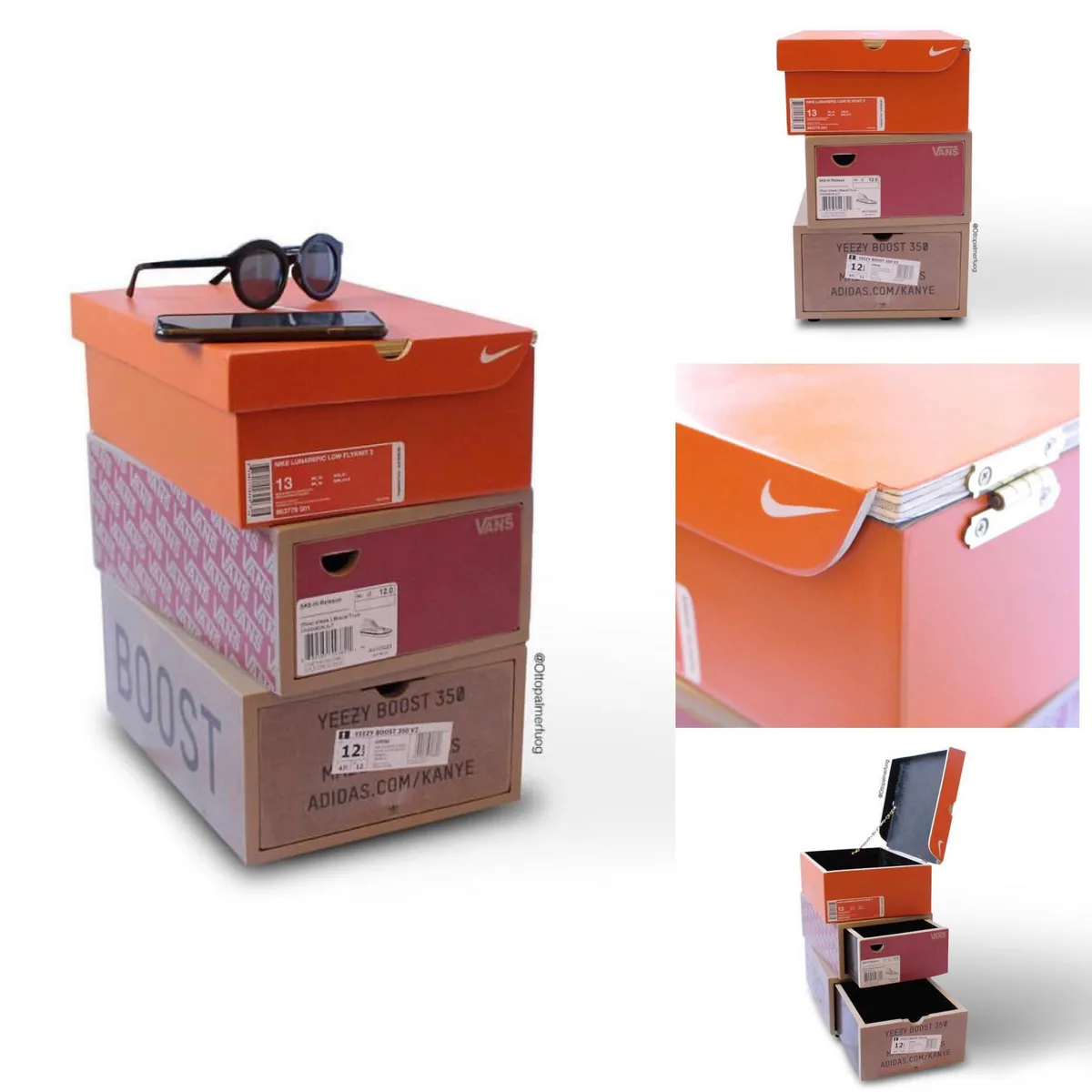 the Hypebeast bedside table I made . The table itself was inspired by the makeshift bedside table, that it ended up replacing.