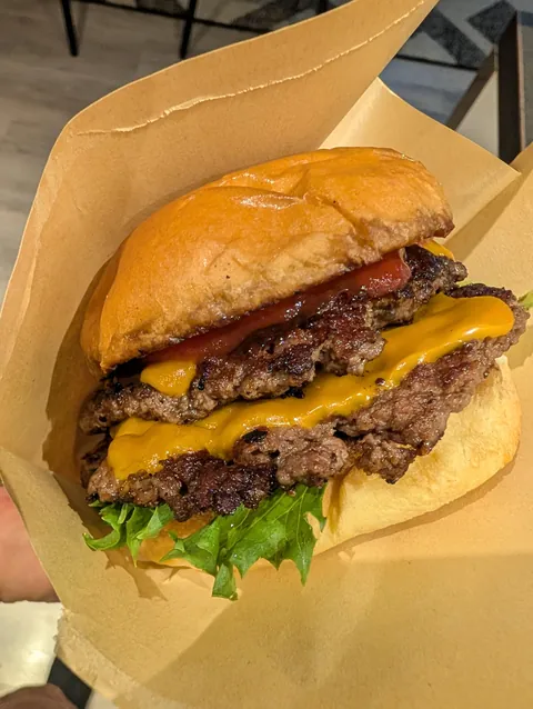 [Homemade] another smash burger .