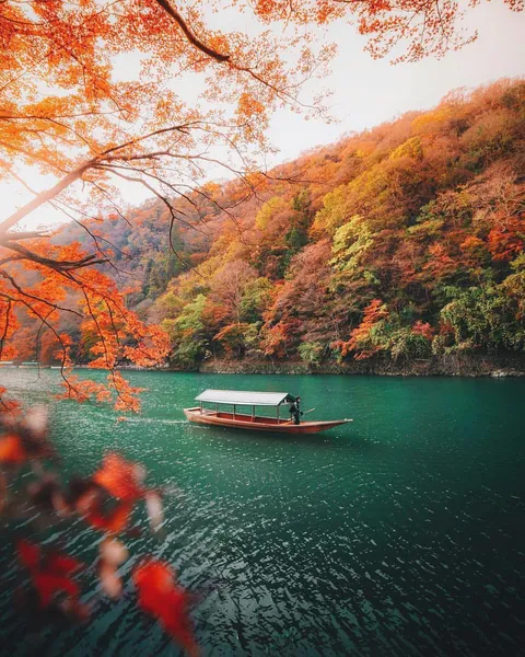 Fall colors in Kyoto, Japan.