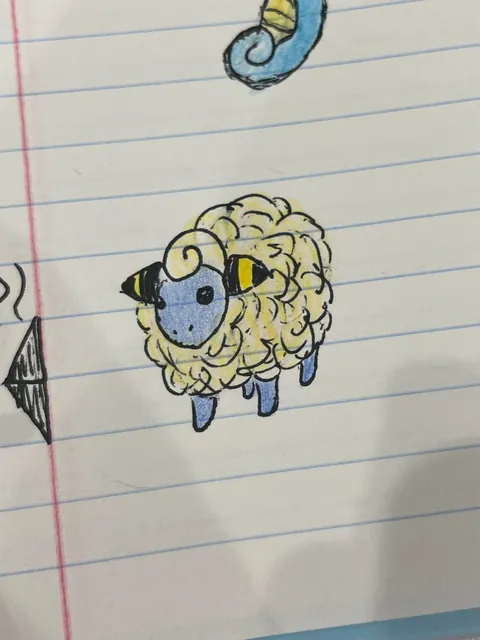 Probably the cutest Mareep I’ve ever drawn.. lol
