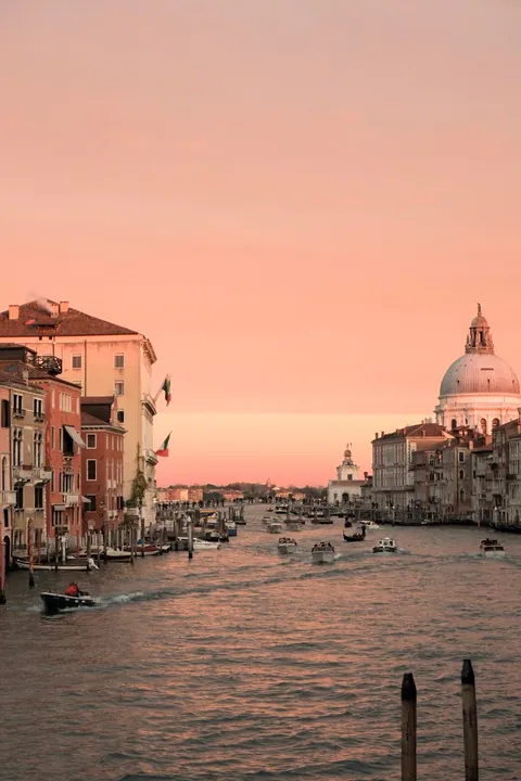 Sunny autumn day in Venice