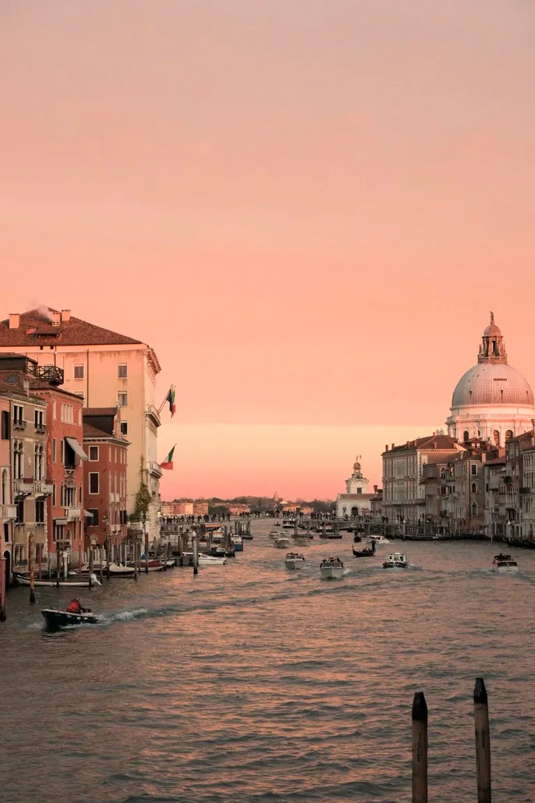 Sunny autumn day in Venice