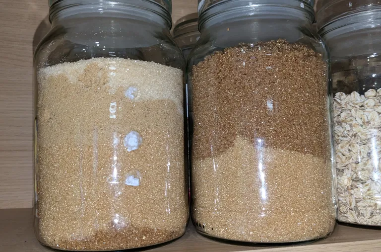 My mum mixed all the sugars