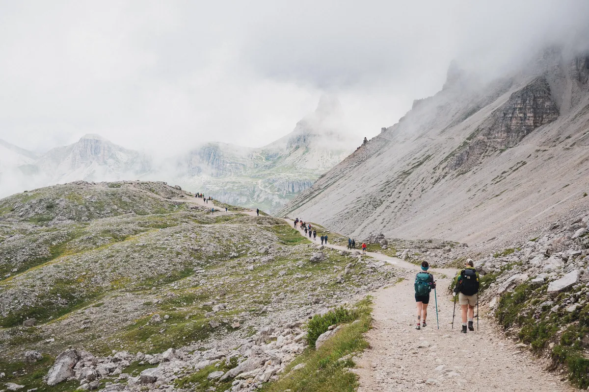 Dolomites,Italy, Alternate route idea staying in Rifugios, 1 week of hiking