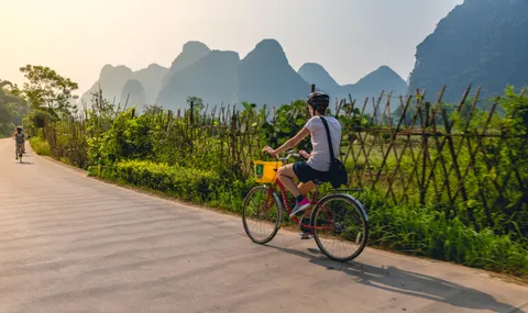 Cycling through Yangshuo was definitely a highlight for us in China.