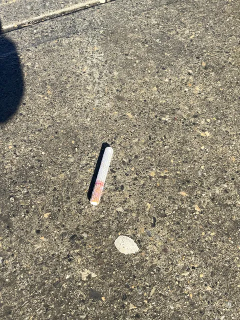 Bejewelled cigarette I found on my post-lunch walk