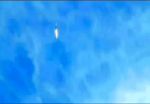 Atlas rocket breaking the sound barrier