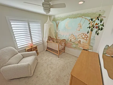 Storybook mural I painted for my baby niece’s nursery