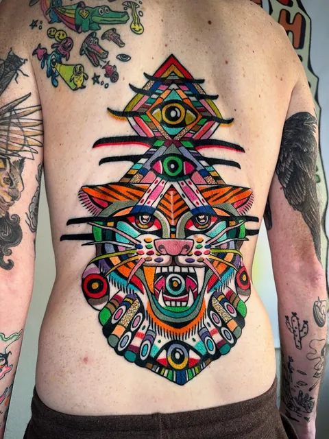 Half-back piece by me • Instagram : chidgeytattoos • Austin, TX