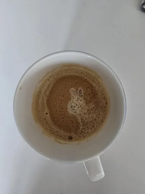My coffee looked like a bunny
