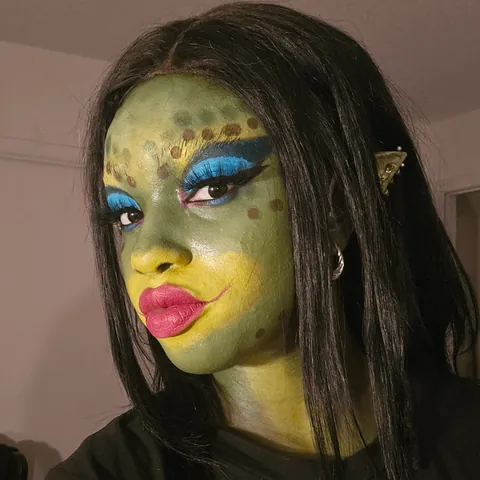 Last Year's Halloween Makeup :]