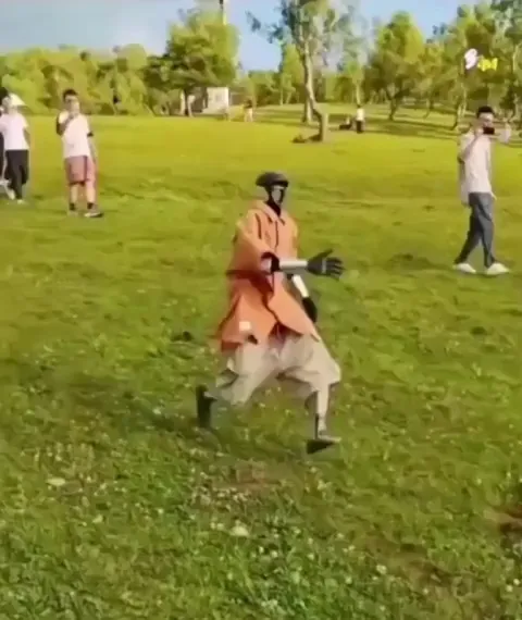 Why they got the robot dressed as Adam Sandler