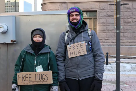 Minneapolis - Yesterday's Government Plaza Protest [OC]