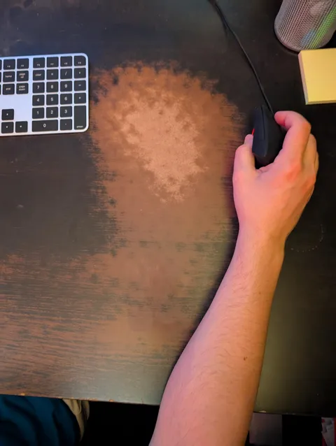 Real-life Heat Map of My Husband’s Mouse Patterns Over 15 Years