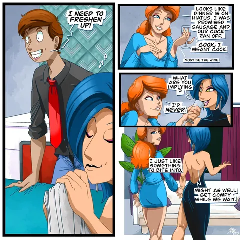 [OC] Dinner Party, by me [RhA].