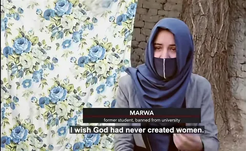 What kind of monsters are the Taliban, forcing their harsh rules on young girls?