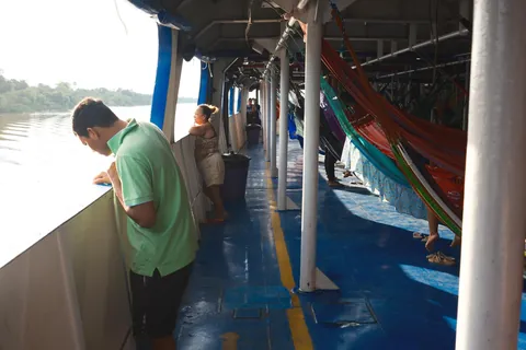 A weeklong ferry on the Amazon River in Brazil
