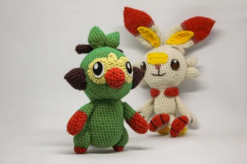 I crocheted a Grookey