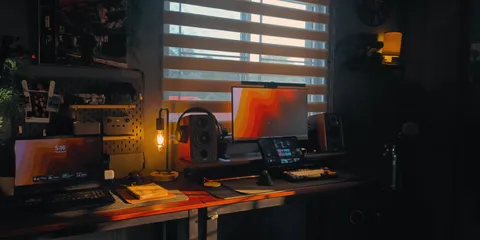 golden hour vibes on my tiny room