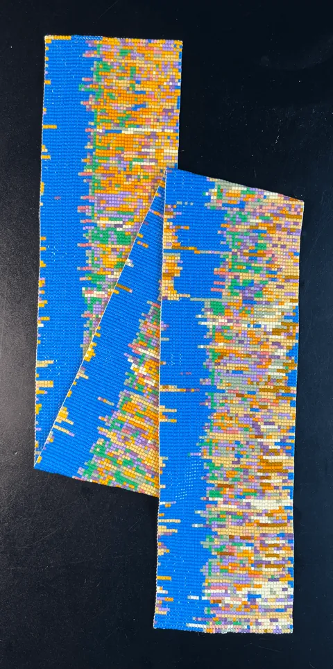 [OC] Every half-hour of my 2024 as a bead belt