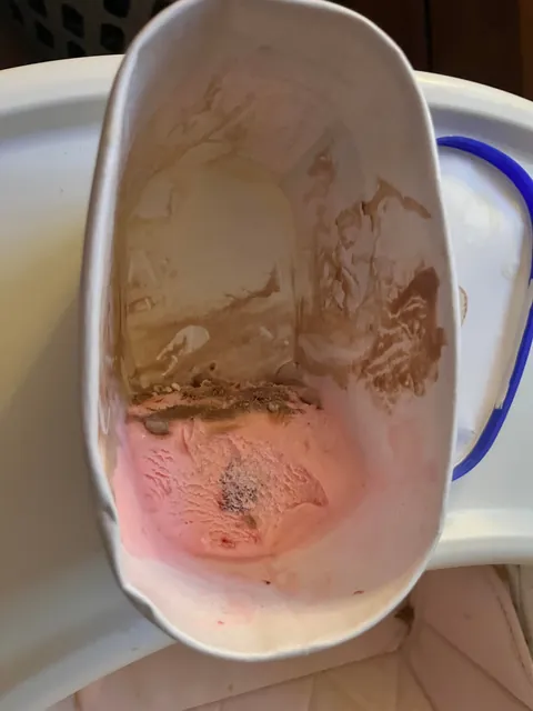 Wife said she ate some of my ice cream. This is what she left me