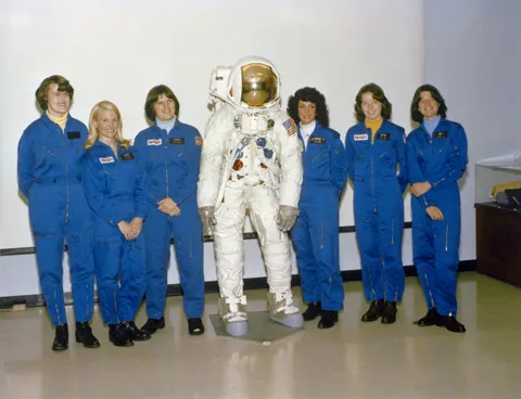 NASAs first six women astronauts. February 1979