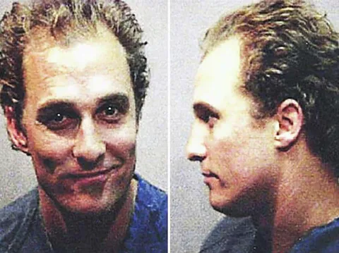 Matthew McConaughey Mugshot 1999