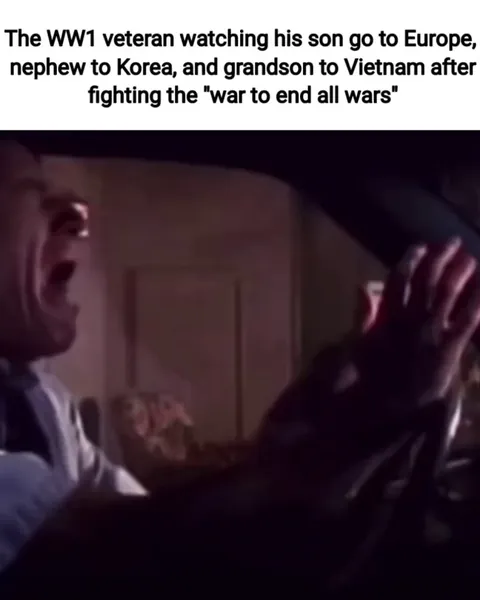 The last war they said...