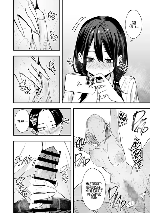 [Fuguta-ke] The Story About Masturbating Together With the Friend Who Sits Next to Me || 606563