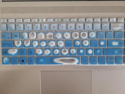 This wear pattern on my work laptop after 3 years