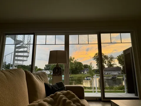 The view from my couch this morning