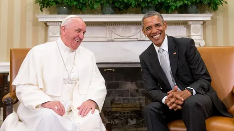 President Obama meeting with Pope Francis, September 23, 2015