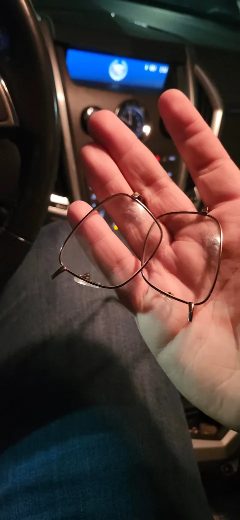 My glasses broke, after I had already replaced the frames 3 months ago for breaking in the same place in the same way