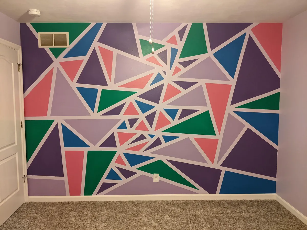Painted a wall for my daughters ⚡