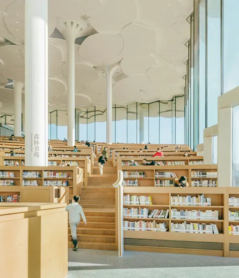 Beijing City Library by Snøhetta, 2024