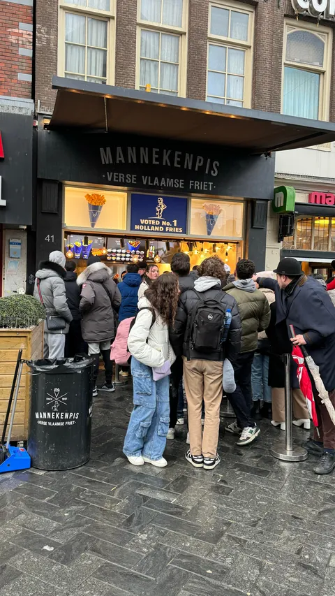 [i ate] Patat in Amsterdam.