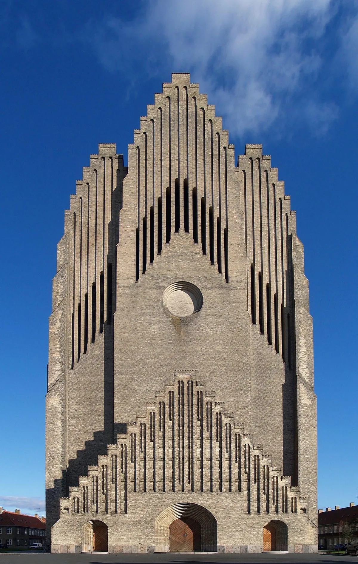 Grundtvig’s Church, Copenhagen 1940