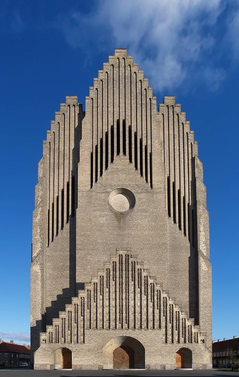 Grundtvig’s Church, Copenhagen 1940