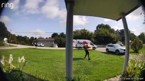 Idiot hits a parked FedEx truck. [oc]