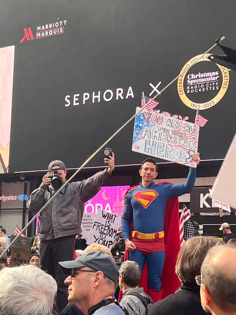 “No Kings” protest, NYC