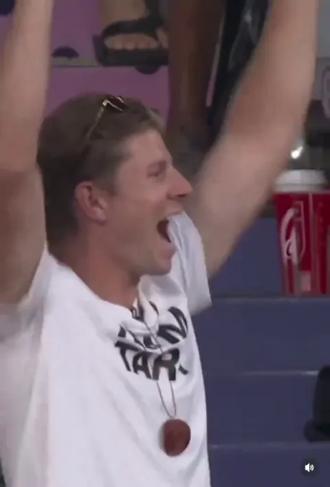 a serious golden retriever husband 