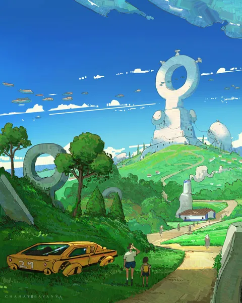 Charging station, chahat_bavanya, Digital, 2024